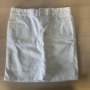 Tommy Hilfiger white denim jean skirt